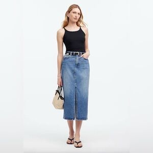 Rilee Denim Midi Skirt
